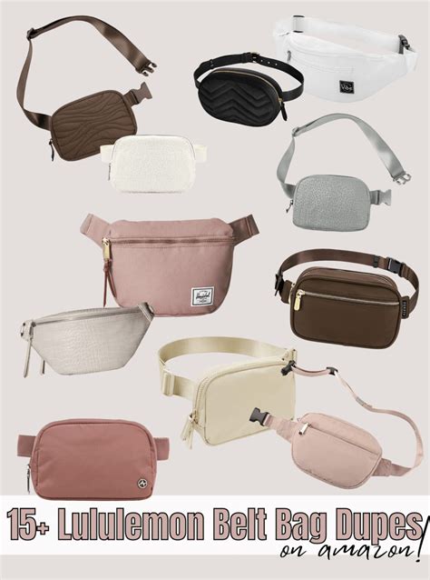 amazon dupe belt bag|lululemon fanny bag dupe.